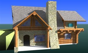 SketchUp 3D modeliranje — dodatni prikaz modela i detalja